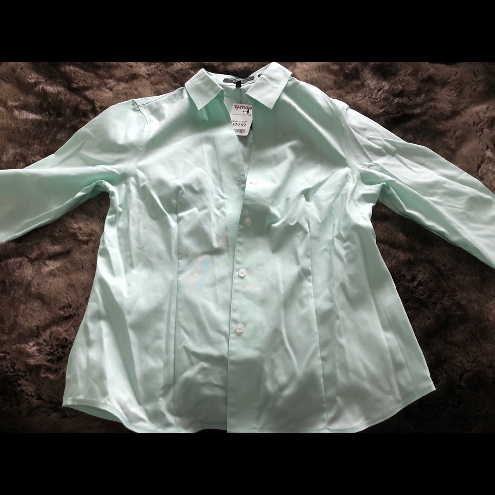 Jones New York Green Shirt